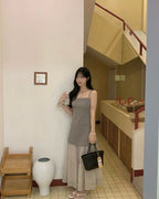 Layered Slip Midi Dress