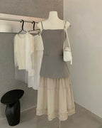 Layered Slip Midi Dress