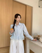 Lace Trimmed Blouse