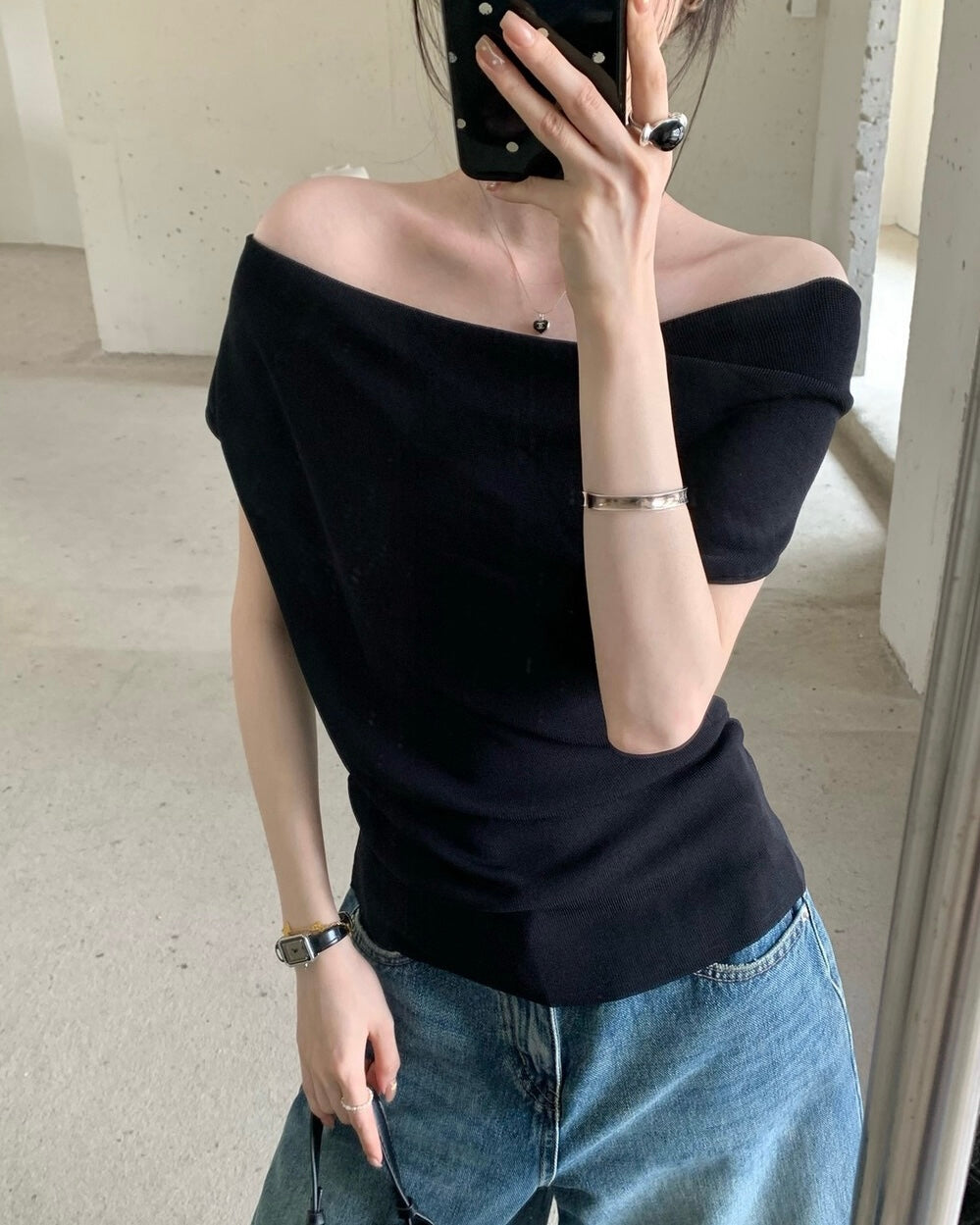 Versatile Multi-Way Knit Top