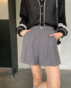 Pleated Tailored Shorts