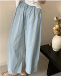 Cropped Wide-Leg Pants
