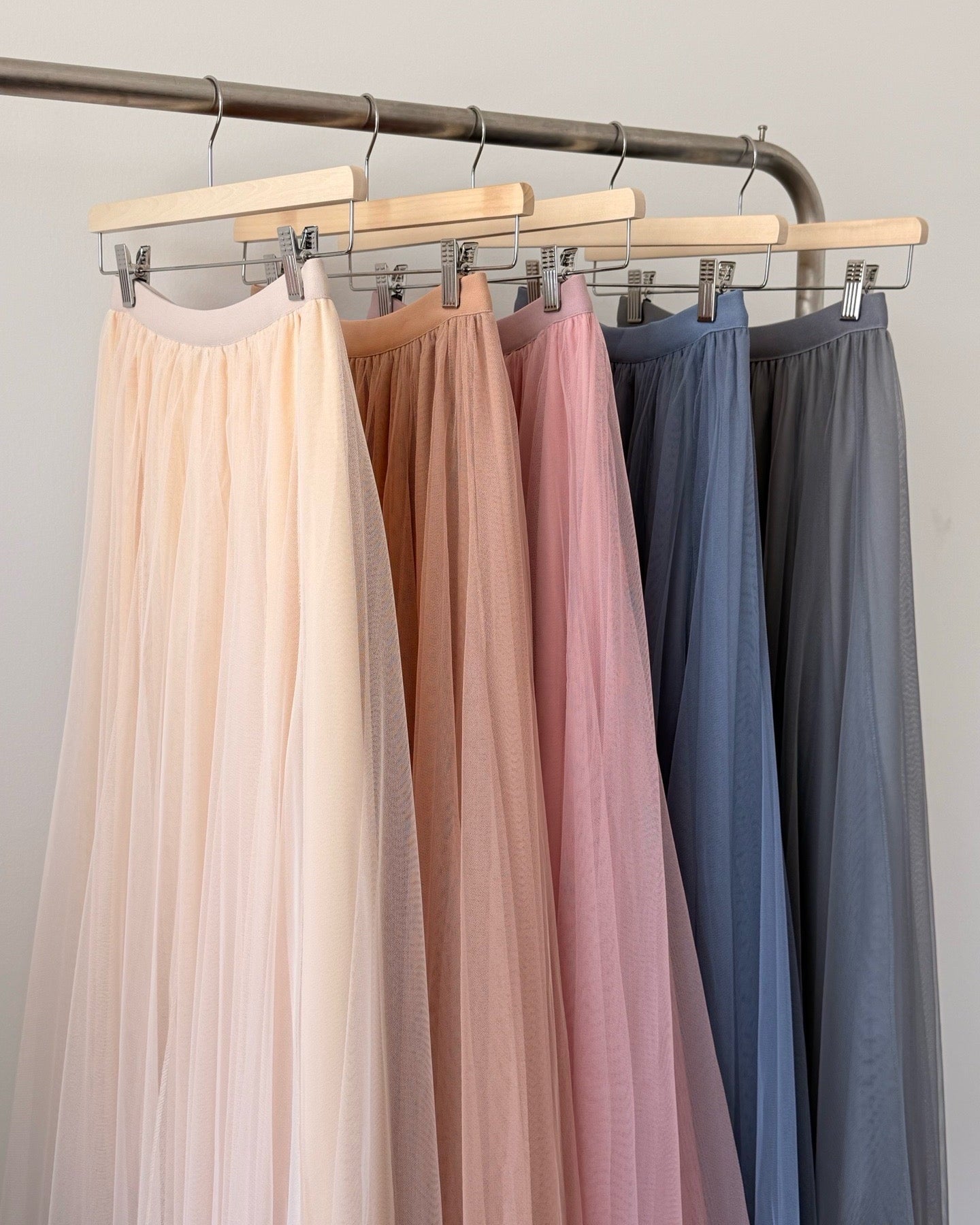 Classic Tulle Midi Skirt
