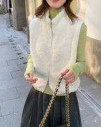 Textured Bouclé Vest