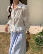 Lace Trimmed Blouse