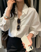 Cotton-Linen Lace Shirt