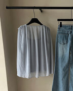 Ethereal Lace Blouse & Camisole Set