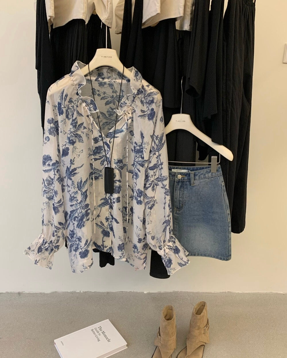 Floral Print Breezy Blouse