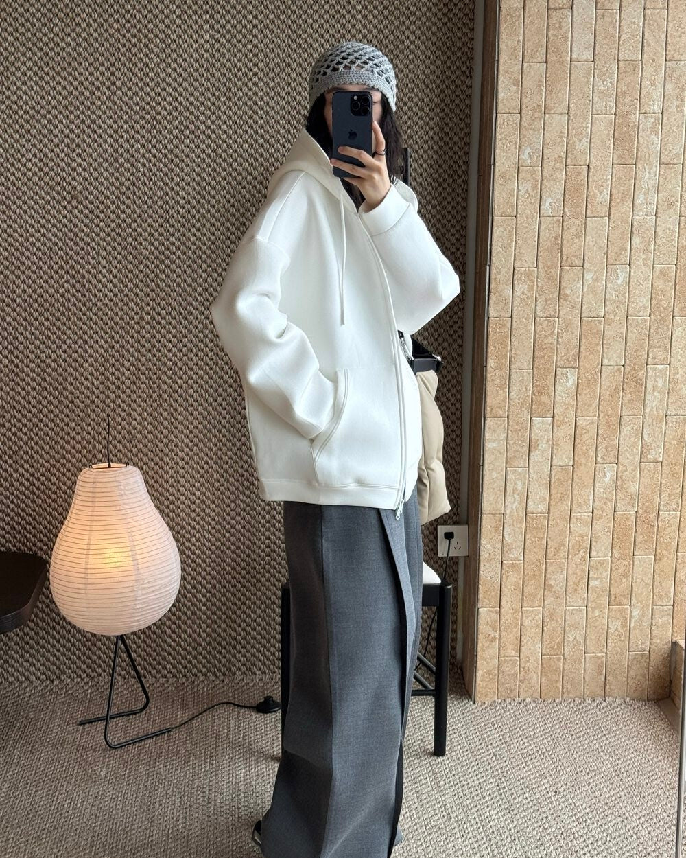 Air Cotton Zip-Up Hoodie