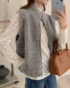 Textured Bouclé Vest