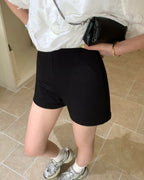 High-Waisted Stretch Shorts