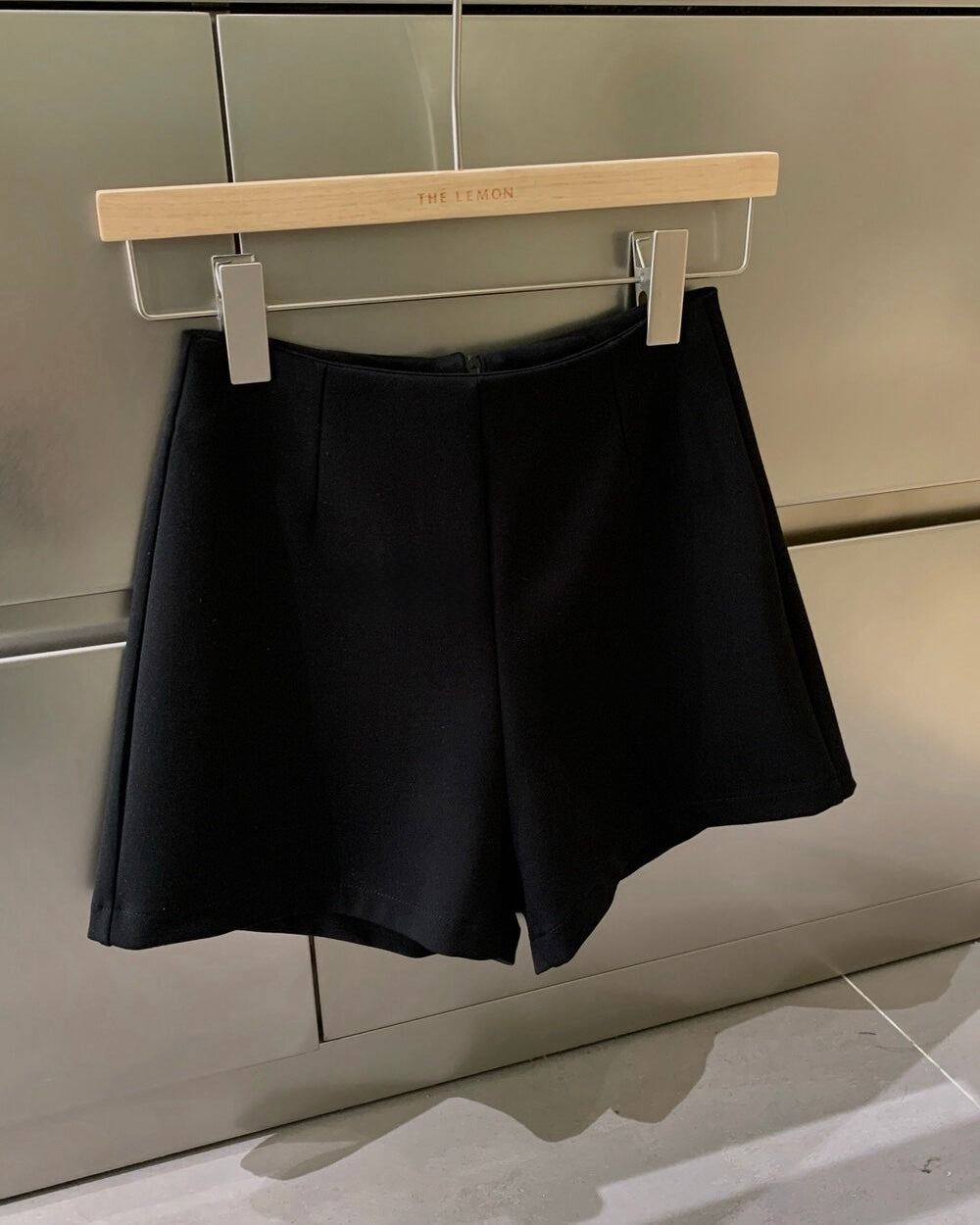 High-Waisted Stretch Shorts