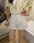 Classic White Shorts