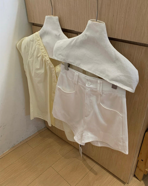 Classic White Shorts