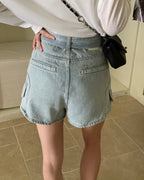 Cargo Denim Skort