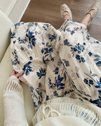 Classic Floral Midi Skirt