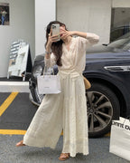 Jacquard Embroidered Culotte