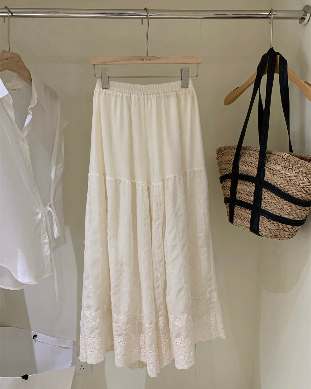 Jacquard Embroidered Culotte