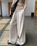Cotton Linen Wide-Leg Pants