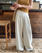 High-Waisted Wide-Leg Pants