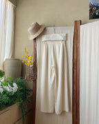 High-Waisted Wide-Leg Pants