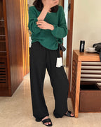 Elastic Waist Lounge Pants