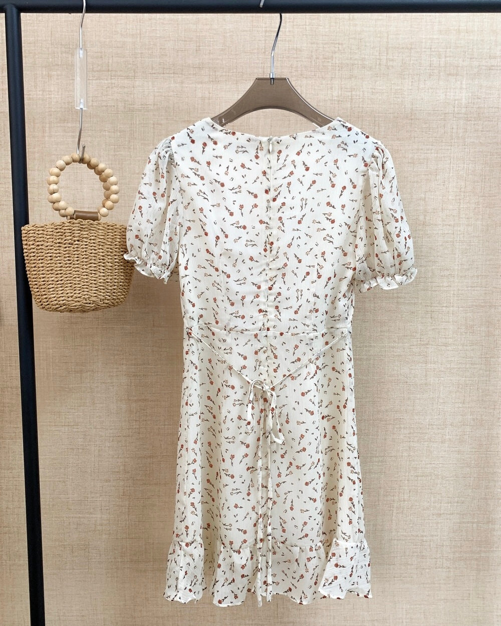 Floral Ruffle Mini Dress