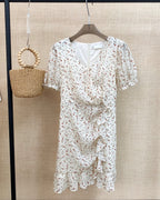 Floral Ruffle Mini Dress