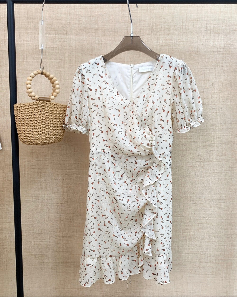 Floral Ruffle Mini Dress