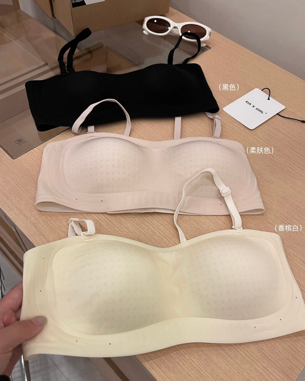 Seamless Anti-Slip Bandeau Bra