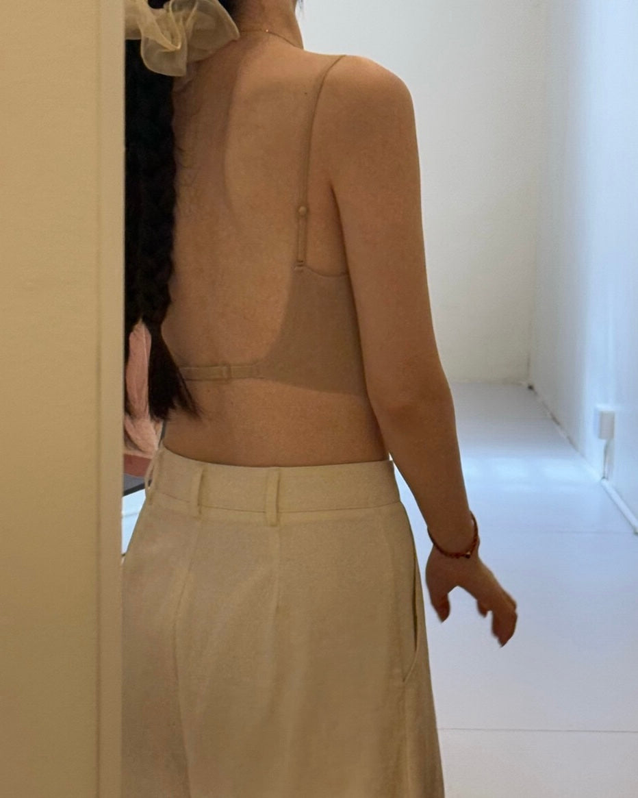 Seamless Low-Back Bra