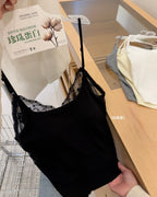 Lace Back Cotton Camisole