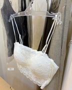 Scalloped Lace Bandeau Bralette