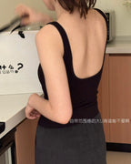 Double U-Neck Tank Top