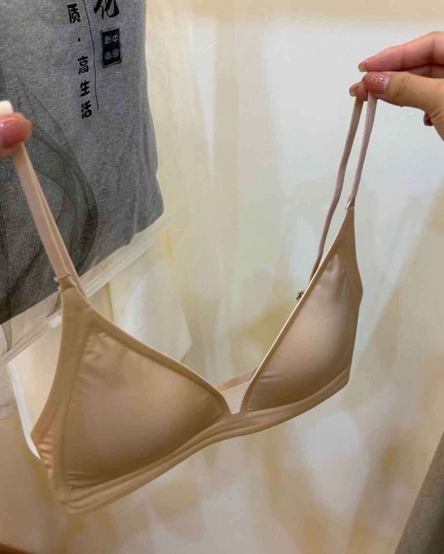 French Ultra-Thin Triangle Bralette