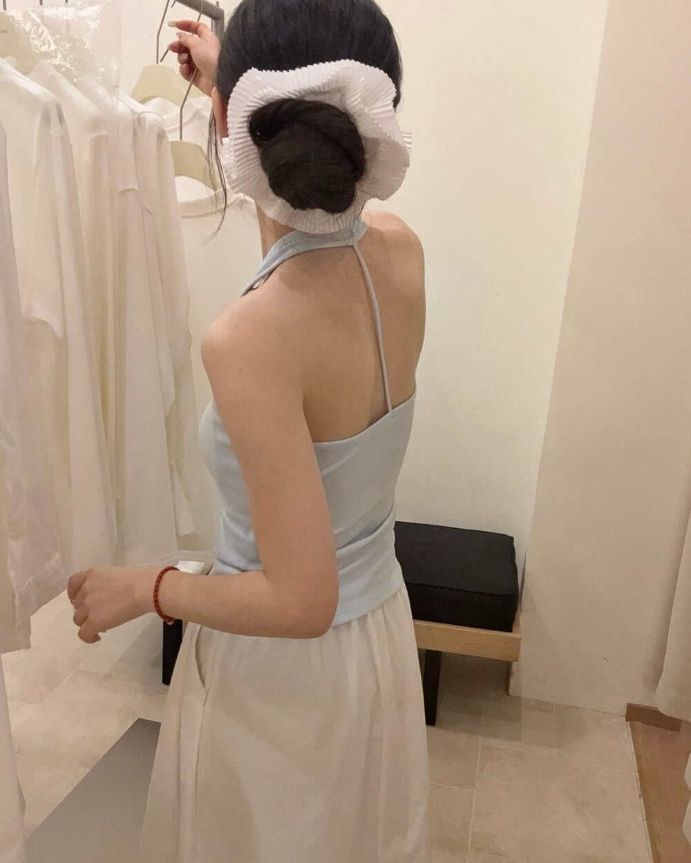 Halter Neck U-Back Essential Tank