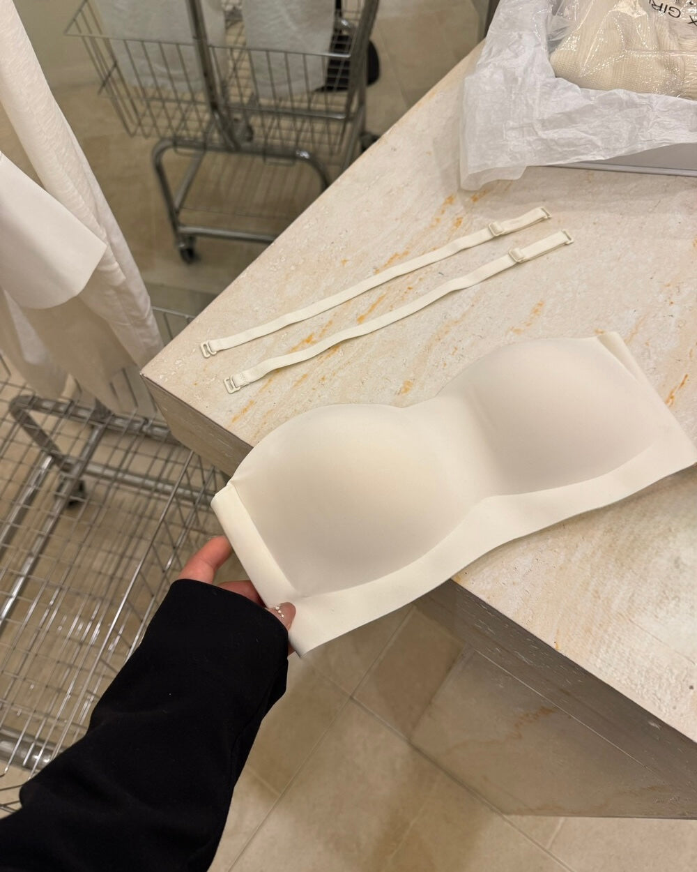 Seamless Strapless Invisible Tube Bra