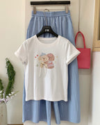 Sweet Poodle Ribbon Tee