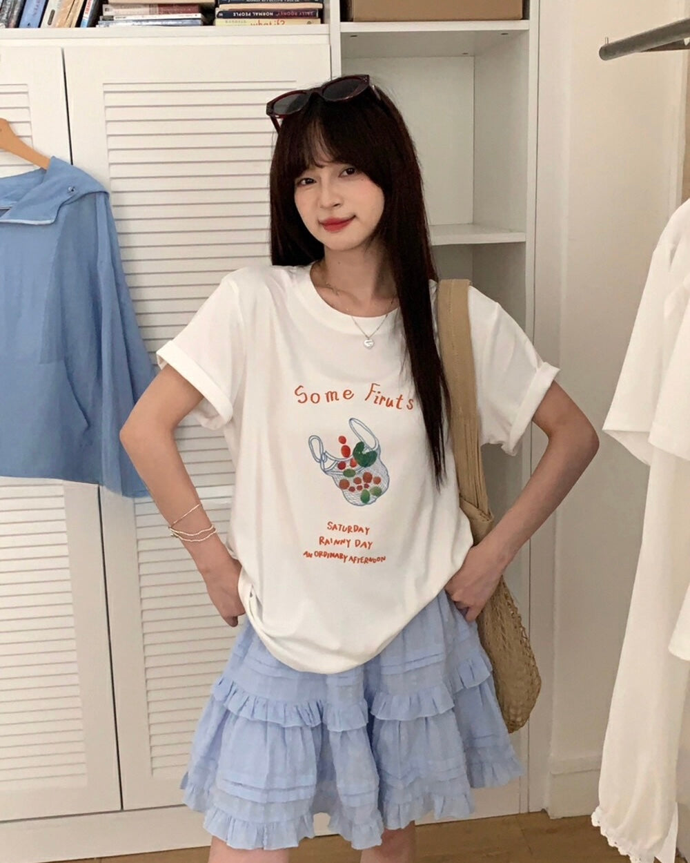Fruit Mesh Bag Graphic Tee