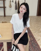 Lace V-Neck Tee