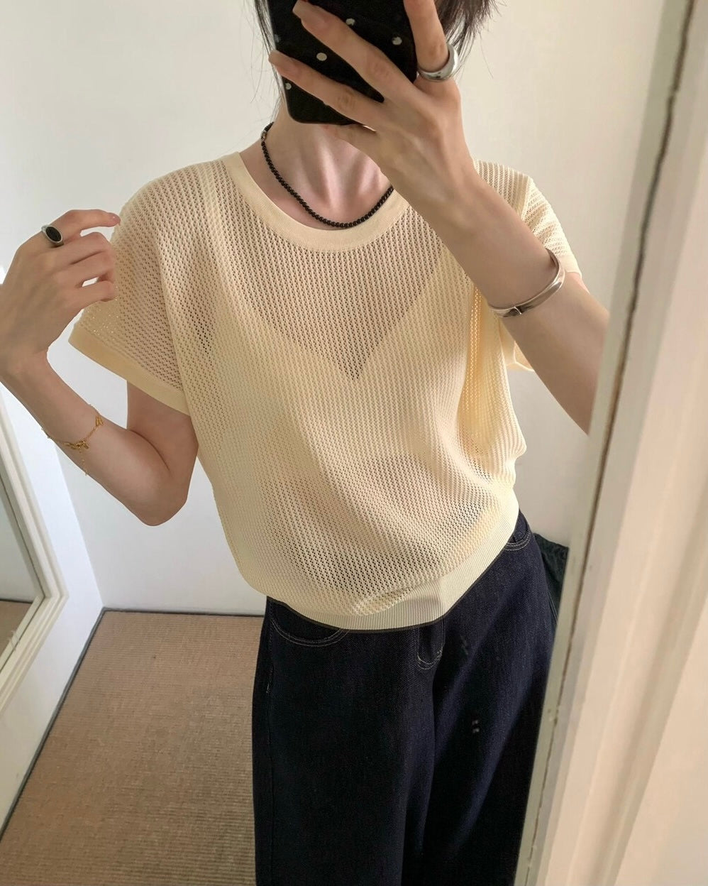 Open Back Knit Top