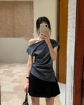 Asymmetric One-Shoulder Tee