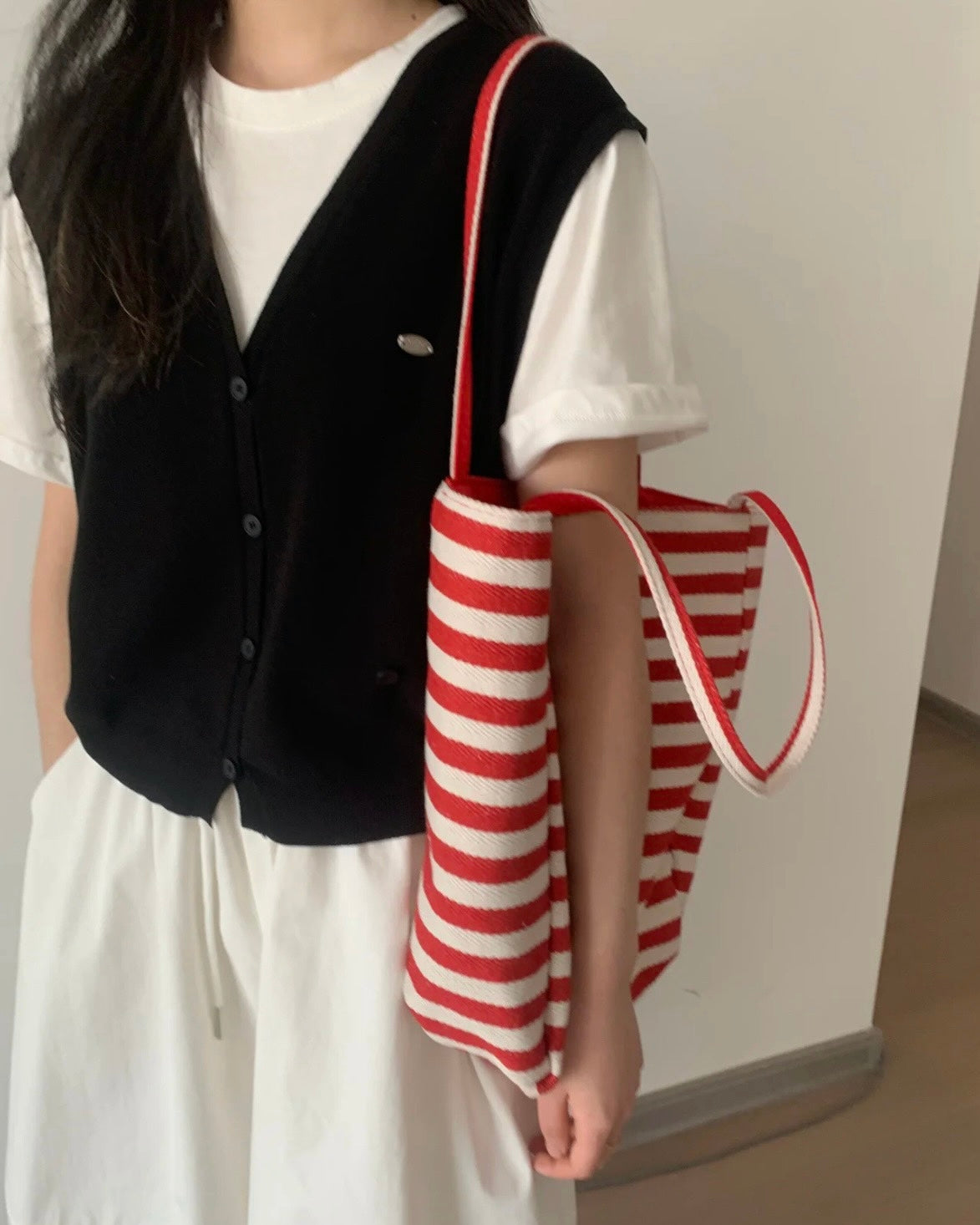 Color-Block Layered T-Shirt