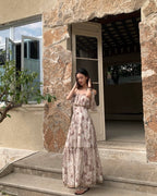 Floral Off-Shoulder Maxi Dress