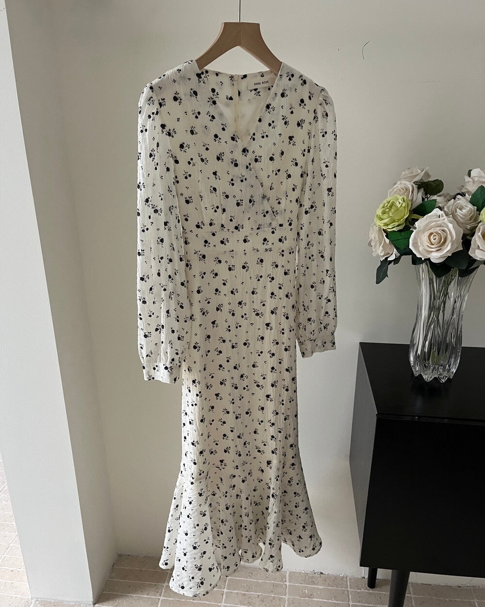 Floral Fishtail Midi Dress