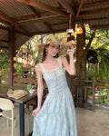French Bow Tiered Dress