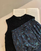 Textured Top & Skirt Set